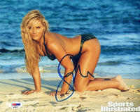 Lindsey Vonn Signed Autograph 8x10 Photo USA Olympics SI Swimsuit Sexy PSA COA