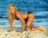 Lindsey Vonn Signed Autograph 8x10 Photo Sports Illustrated Swimsuit PSA/DNA COA