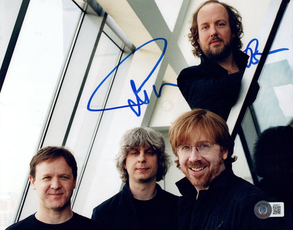 Trey Anastasio & Page McConnell Phish Signed Autograph 8x10 Photo Beckett COA