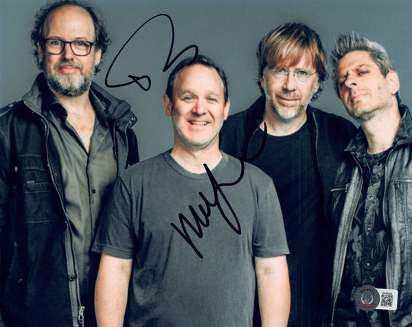 Trey Anastasio & Mike Gordon Phish Signed Autograph 8x10 Photo Beckett COA