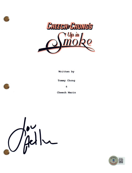 Lou Adler Signed Autograph Cheech & Chong's Up In Smoke Movie Script Beckett COA