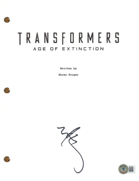 Mark Wahlberg Signed Autograph Transformers Movie Script Screenplay Beckett COA