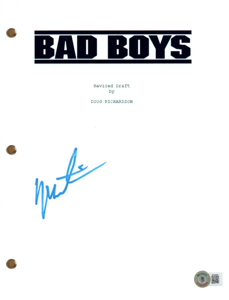 Martin Lawrence Signed Autograph Bad Boys Movie Script Screenplay Beckett COA