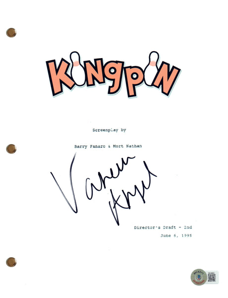 Vanessa Angel Signed Autograph Kingpin Movie Script Full Screenplay Beckett COA