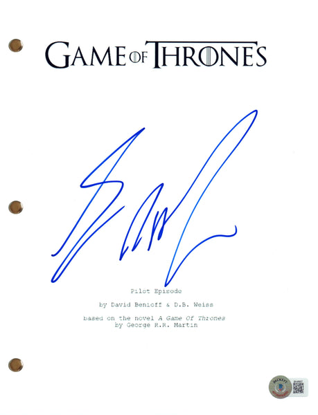 George R.R. Martin Signed Autograph Game of Thrones Pilot Episode Script BAS COA