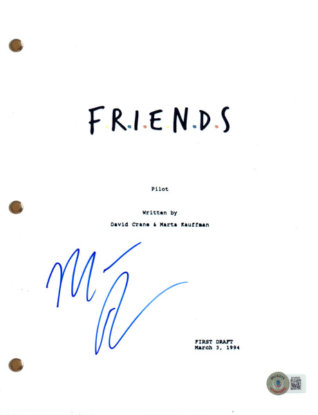 Matthew Perry Signed Autograph Friends Pilot Episode Script Screenplay BAS COA