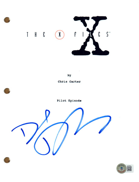 David Duchovny Signed Autograph The X-Files Pilot Script Screenplay Beckett COA