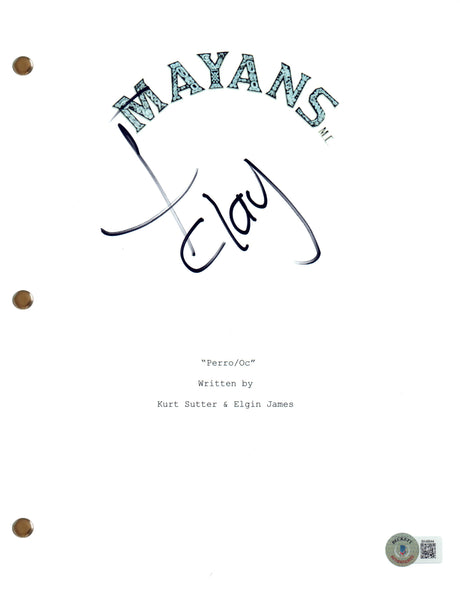 Clayton Cardenas Signed Autograph Mayans M.C. Pilot Episode Script Beckett COA