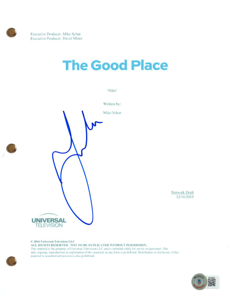 Jameela Jamil Signed Autograph The Good Place Pilot Episode Script Beckett COA