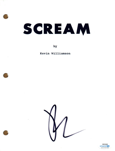 Drew Barrymore Signed Autograph Scream Movie Script Full Screenplay ACOA COA
