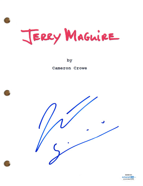 Jonathan Lipnicki Signed Autograph Jerry Maguire Movie Script Screenplay ACOA