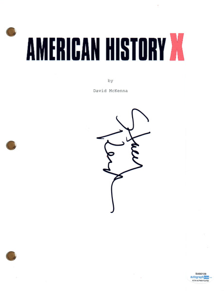 Stacy Keach Signed Autographed American History X Movie Script Screenplay ACOA