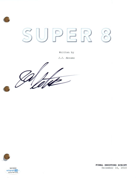 Joel Courtney Signed Autographed Super 8 Movie Script Full Screenplay ACOA COA