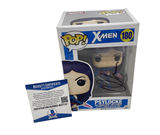Olivia Munn Signed Funko Pop Figure Psylocke X-Men Marvel #180 Beckett COA