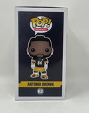 Antonio Brown Signed Autographed Funko Pop Pittsburgh Steelers #62 Beckett COA