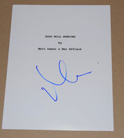 Matt Damon Signed Autographed GOOD WILL HUNTING Full Movie Script Screenplay COA