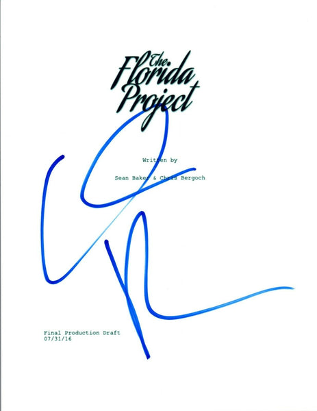 Willem Dafoe Signed Autographed THE FLORIDA PROJECT Full Movie Script COA