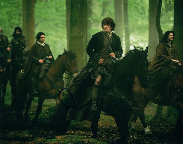 Sam Heughan Signed Autographed 8x10 Photo Outlander COA VD