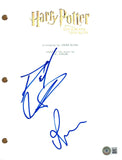 Daniel Radcliffe & Grint Signed Harry Potter Chamber Movie Script Autograph BAS
