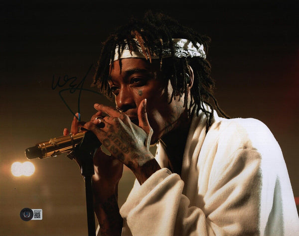 Wiz Khalifa Signed Autographed 11x14 Photo Hip Hop Rapper Beckett COA