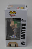 J Balvin Signed Autograph Funko Pop Rocks #148 Figure PSA/DNA COA