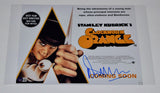 Malcolm McDowell Signed A Clockwork Orange 11x17 Movie Poster Photo Beckett COA