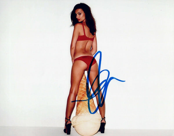 Emily Ratajkowski Signed Autographed 8x10 Photo Hot Sexy Model COA VD