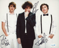 The Wombats Band Signed Autograph 8x10 Photo Greek Tragedy Matthew Murphy ACOA