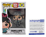 Sarah Silverman Signed Funko Pop Vanellope Wreck It Ralph Autograph ACOA COA