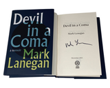 Mark Lanegan Signed Autograph Devil In A Coma HC 1st Edition Book Mad Season COA
