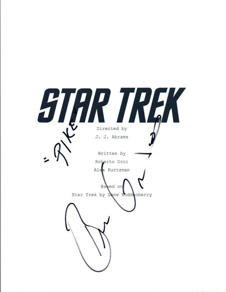 Bruce Greenwood Signed Autographed STAR TREK Movie Script COA VD