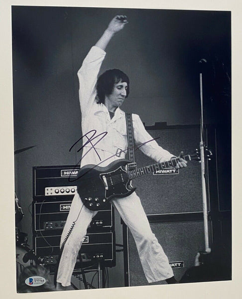Pete Townshend Signed Autographed 11x14 Photo The Who BAS Beckett COA