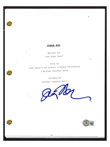 Jon Hurwitz Signed Autographed Cobra Kai Episode Script Show Creator Beckett COA