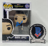 Alaqua Cox Signed Autographed Maya Lopez Funko Pop Hawkeye #1213 Beckett COA