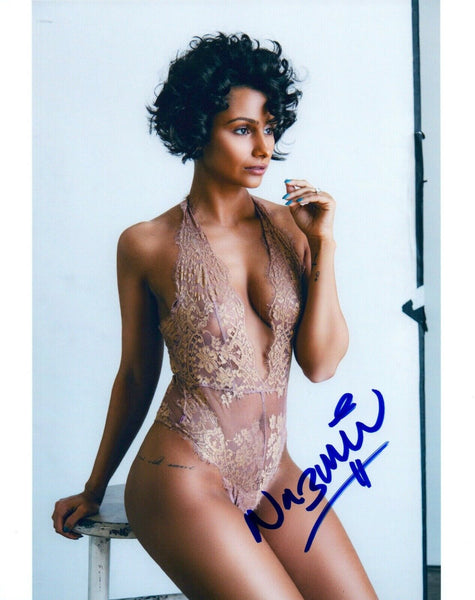 Nazanin Mandi Pimental Signed Autograph 8x10 Photo Model Actress COA