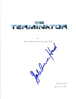 Producer Gale Ann Hurd Signed Autographed THE TERMINATOR Movie Script COA
