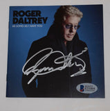 Roger Daltrey Signed AS LONG AS I HAVE YOU CD Booklet + CD THE WHO BAS COA