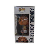 Tim Rose Signed Admiral Ackbar Funko Pop Star Wars It's A Trap Beckett COA