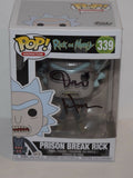 Dan Harmon Signed Rick and Morty PRISON BREAK RICK 339 Funko Pop Figure COA