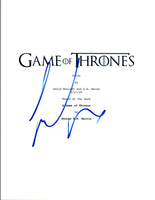 Finn Jones Signed Autographed Game of Thrones Pilot Episode Script COA VD