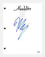 Mena Massoud Signed Autographed Aladdin Movie Script Transcript ACOA COA