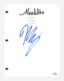 Mena Massoud Signed Autographed Aladdin Movie Script Transcript ACOA COA