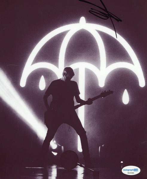 Matt Kean Bring Me The Horizon Signed Autograph 8x10 Photo BMTH Bassist ACOA COA