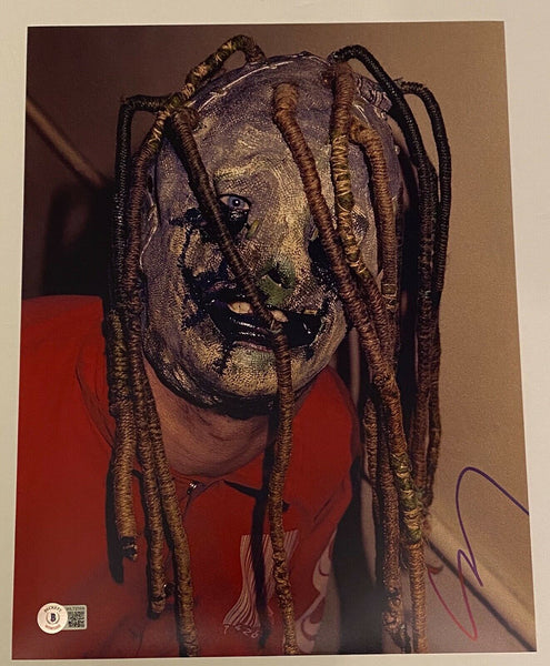 Corey Taylor Signed Autograph 11x14 Photo Slipknot Iowa Proof Beckett COA