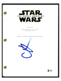JJ Abrams Signed Autographed STAR WARS THE FORCE AWAKENS Script Beckett BAS COA