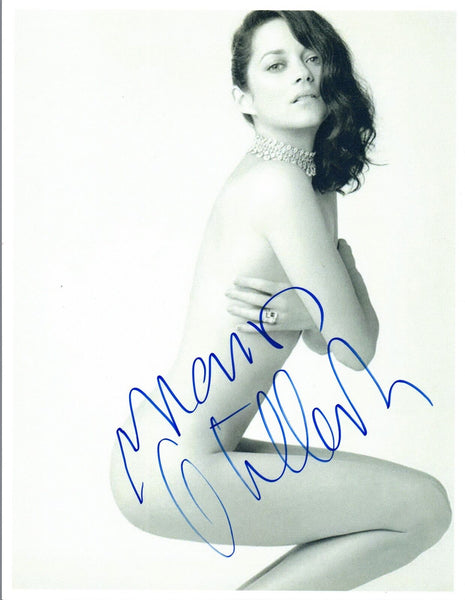 Marion Cotillard Signed Autographed 8x10 Photo Inception Nude Sexy Pose COA VD