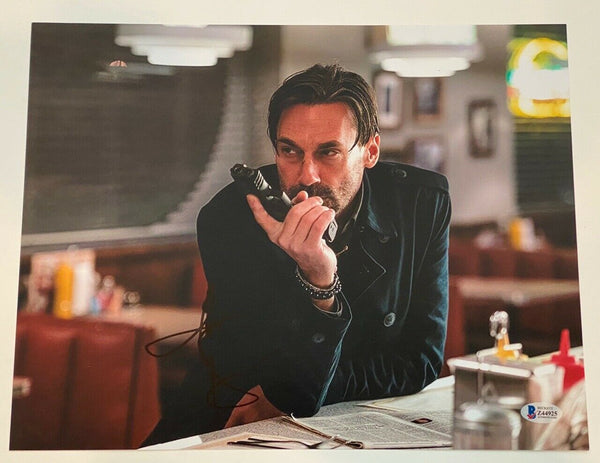 Jon Hamm Signed Autographed 11x14 Photo Baby Driver Mad Men Beckett BAS COA