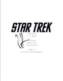 JJ Abrams J.J. Signed Autographed STAR TREK Full Movie Script COA VD