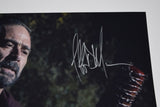 Jeffrey Dean Morgan Signed 11x14 Photo The Walking Dead Negan Beckett BAS COA