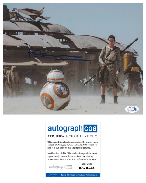 Neal Scanlan Signed Autographed 8x10 Photo Star Wars The Force Awakens ACOA COA